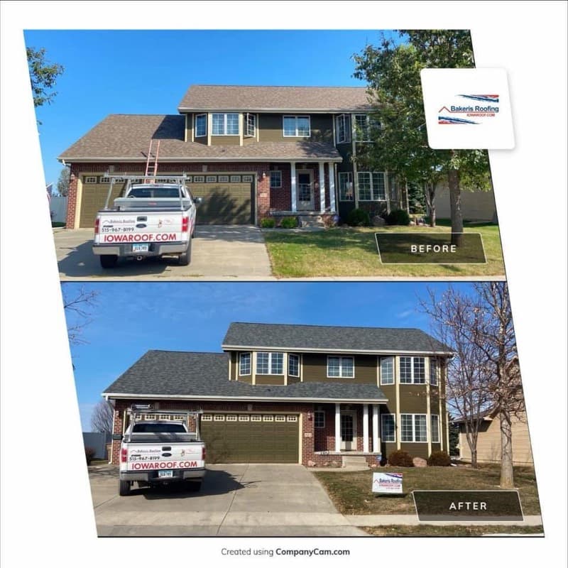 Before and after roofing project 18
